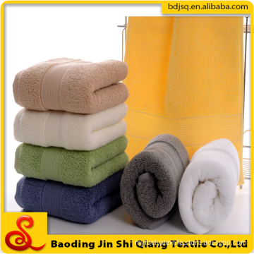 Wholesale High Quality 100% Cotton Solid Color Hotel Dobby Towel